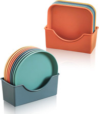 16 Pz Piatti Plastica Rigida