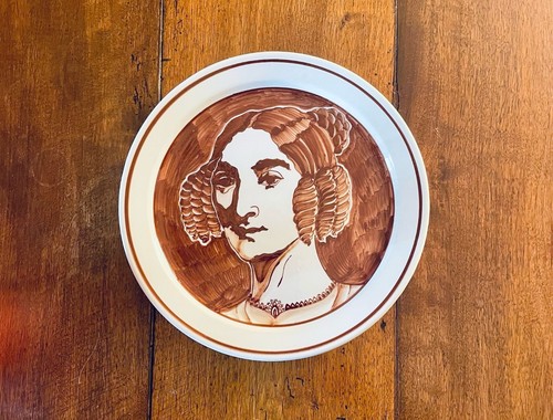 Piatto artistico vintage - piatto,