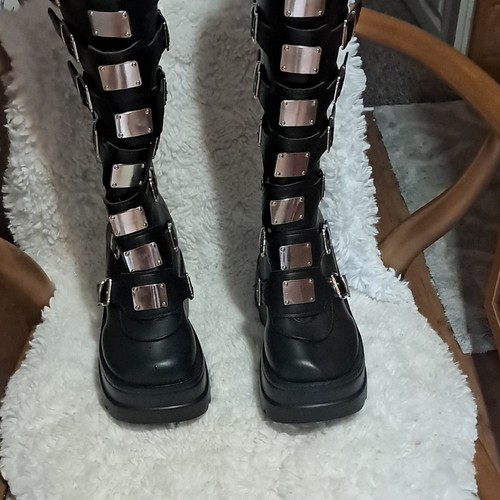 Stivali donna gotici neri - , al