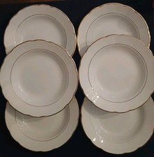 Richard Ginori S.C. Richard San Cristoforo Antichi Piatti Fondi Bordo Oro