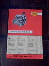 VM MOTORI DIESEL SERIE 60 DAN 4 Cilindri Brochure originale 1966