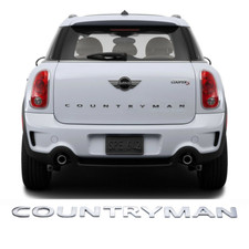 Scritta COUNTRYMAN fregio  logo mini Cooper ONE JOHN WORKS Posteriore CROMATA