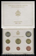 VATICANO 2005 - SERIE DIVISIONALE UFFICIALE 8 MONETE IN EURO SEDE VACANTE - FDC