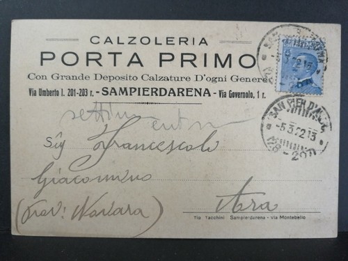 Cartolina genova sampierdarena - cartolina,