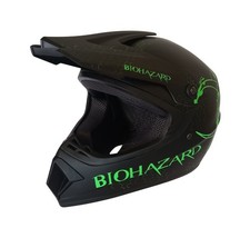 Casco Cross Casco Bambini Casco Motocross Bio Hazard Verde Moto Quad