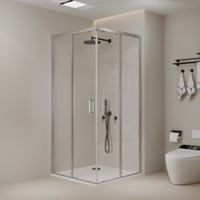 BOX DOCCIA CABINA 6MM ANGOLARE