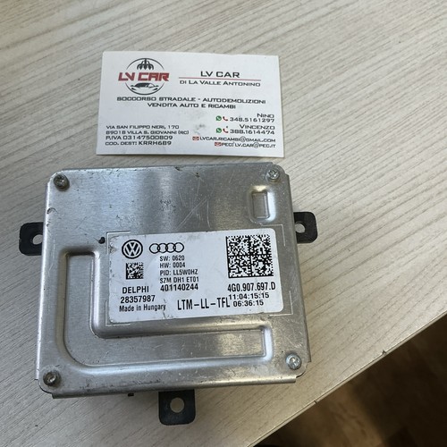 4g0907697d centralina faro led - 4g0907697d,