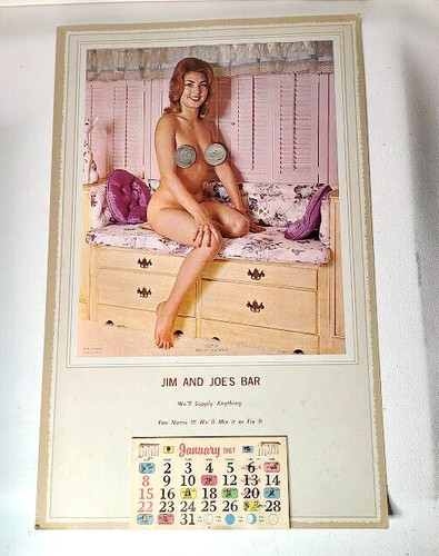 Calendario pinup 1967 jim - 1967,