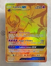 Pokemon Lunala GX 172/156 Hyper Rara Gold Full Art Ita