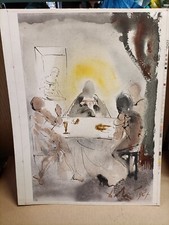 Stampa Et cognoverunt eum in fractione panis Salvador Dalì Prova Colore Original