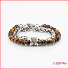 bracciale da uomo in acciaio e