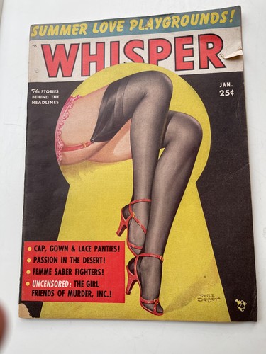 Whisper magazine sexy 1952 - whisper,
