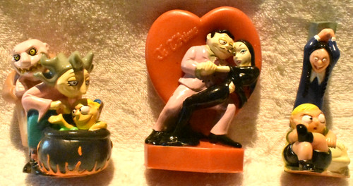 Famiglia addams figurine - la,