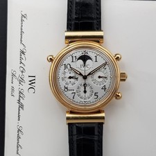 IWC Da Vinci Perpetual Calendar Rattrapante Full set Mint condition Full gold