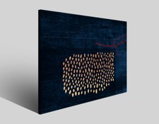 Stampe su tela Pioggia dorata