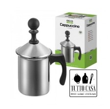 CAPPUCCINO MAKER MIXER PER SCHIUMA MONTA LATTE CAFFE IN ACCIAIO INOX 400 800 ML