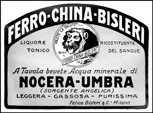 Pubblicita 1930 ferro china - pubblicita',