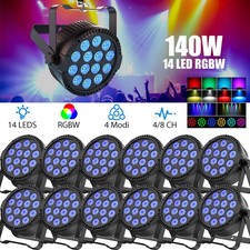 Faretto par LED 12x 140W 14LED par faro luce palcoscenico RGBW DMX luce festa