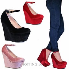 SCARPE Donna Decollete Zeppe