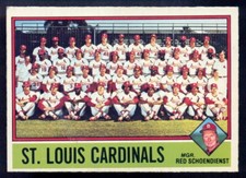 1976 TOPPS OPC O PEE CHEE BASEBALL #581 St. Louis Cardinals squadra EX-NM non marcato