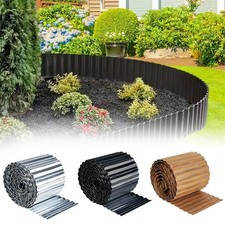 Bordo Prato Giardino Percorso Bordo Metallo Zincato Acciaio Rotolo 6m e 12m Rotolo