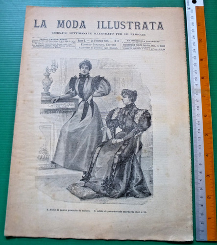 Moda illustrata giornale - moda,