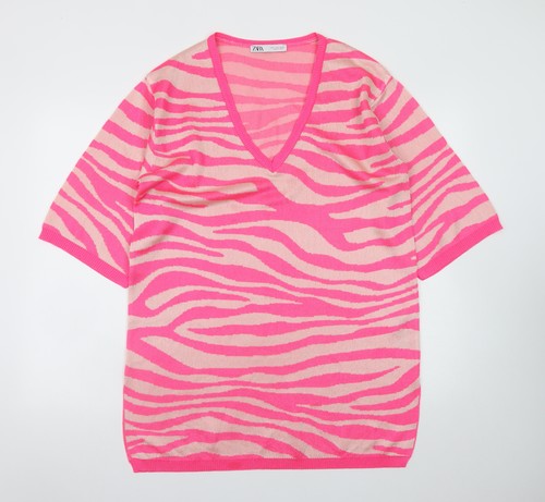 Abito donna zara rosa - rosa, stampa