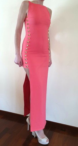 Vestito lungo con - , spacco