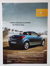 Pubblicita' Nuova Opel Tigra TwinTop Happiness Advertising Werbung 2005 (R1)
