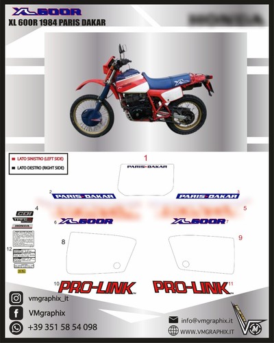 600r 1985 pd adesivi - xl,