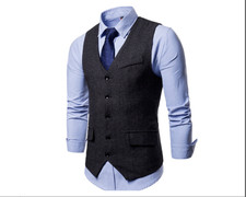 Tuta gilet scollo a V gilet