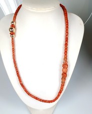 COLLANA IN CORALLO ROSSO DEL MEDITERRANEO A BARILOTTO CM 62