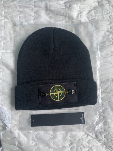 Bonnet stone island noir - bonnet, ⚓