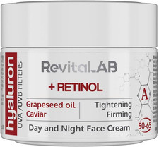 Crema Anti-Age Giorno/Notte 50ml – Retinolo, Caviale, Uva Rossa, Ialuronico