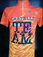 maglia ciclismo rara originale vintage team castelli tg xxl