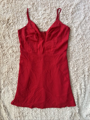 Mini abito donna rosso con