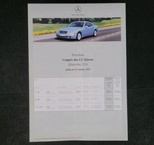 Mercedes CL 55 AMG/600/500