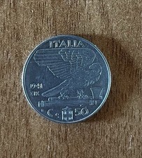 Moneta italiana lire - lire, 50