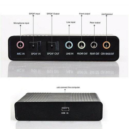 Scheda audio esterna canali - audio, 6
