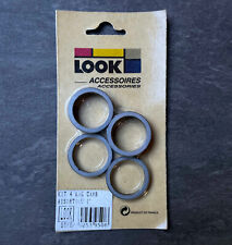 1 BLISTER DA 4 SPESSORI distanziali sterzo  LOOK CARBON 1" NUOVI spacers