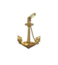 Charm/ciondolo ancoraggio vintage 9 ct. 1,9 g