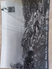 Cartolina Antica Sanremo Panorama Funivia M.bignone 1952 Bn Viaggiata