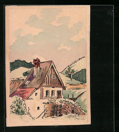 Disegno mano fattoria contro - disegno,