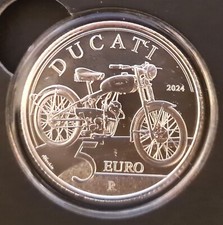 5 EURO ITALIA 2024 - DUCATI 60 FDC - ARGENTO SERIE ECCELLENZE ITALIANE 