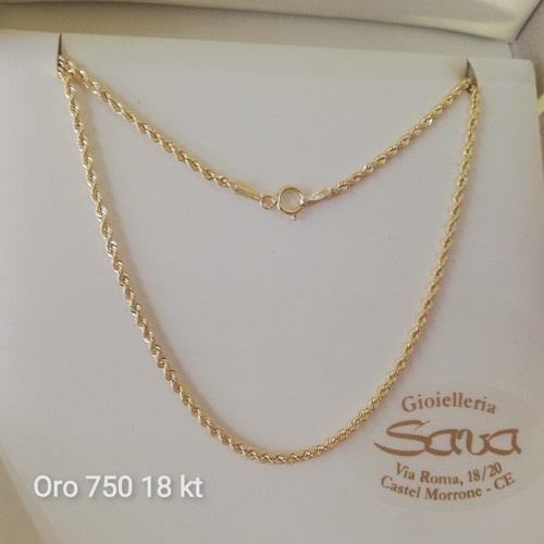 Collana corda fune intrecciata - collana,