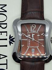 OROLOGIO UOMO MORELLATO S020E006- Acciaio Pelle Brown Marrone NUOVO -50% 
