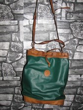 Vintage seconda mano Secchiello  borsa bag zainetto Pelle  Trussardi '80s Italy