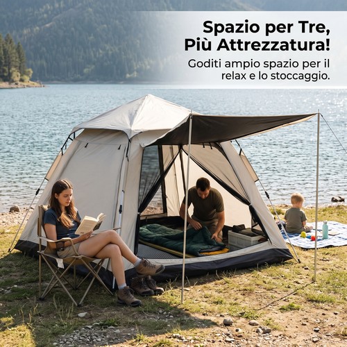Tenda campeggio rapida - campeggio,