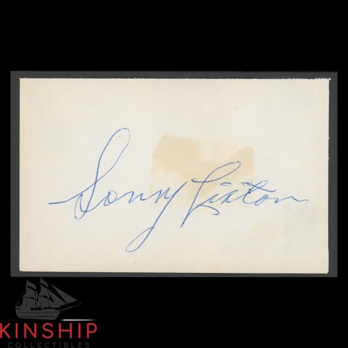 Sonny liston taglio firmato - liston,