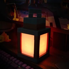Minecraft Soul Lantern Lamp | easy charging LED hungable lamp with remote